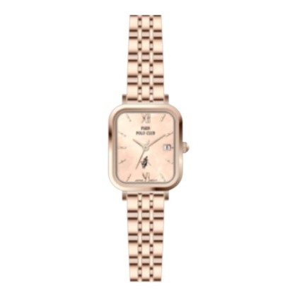 Paris Polo Club PPC-DA10-RG-RG Rose Gold Bracelet Women Watch